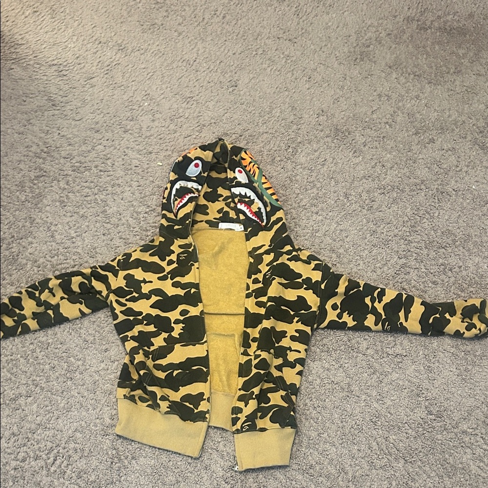 Bape Camouflage Shark Hoodie